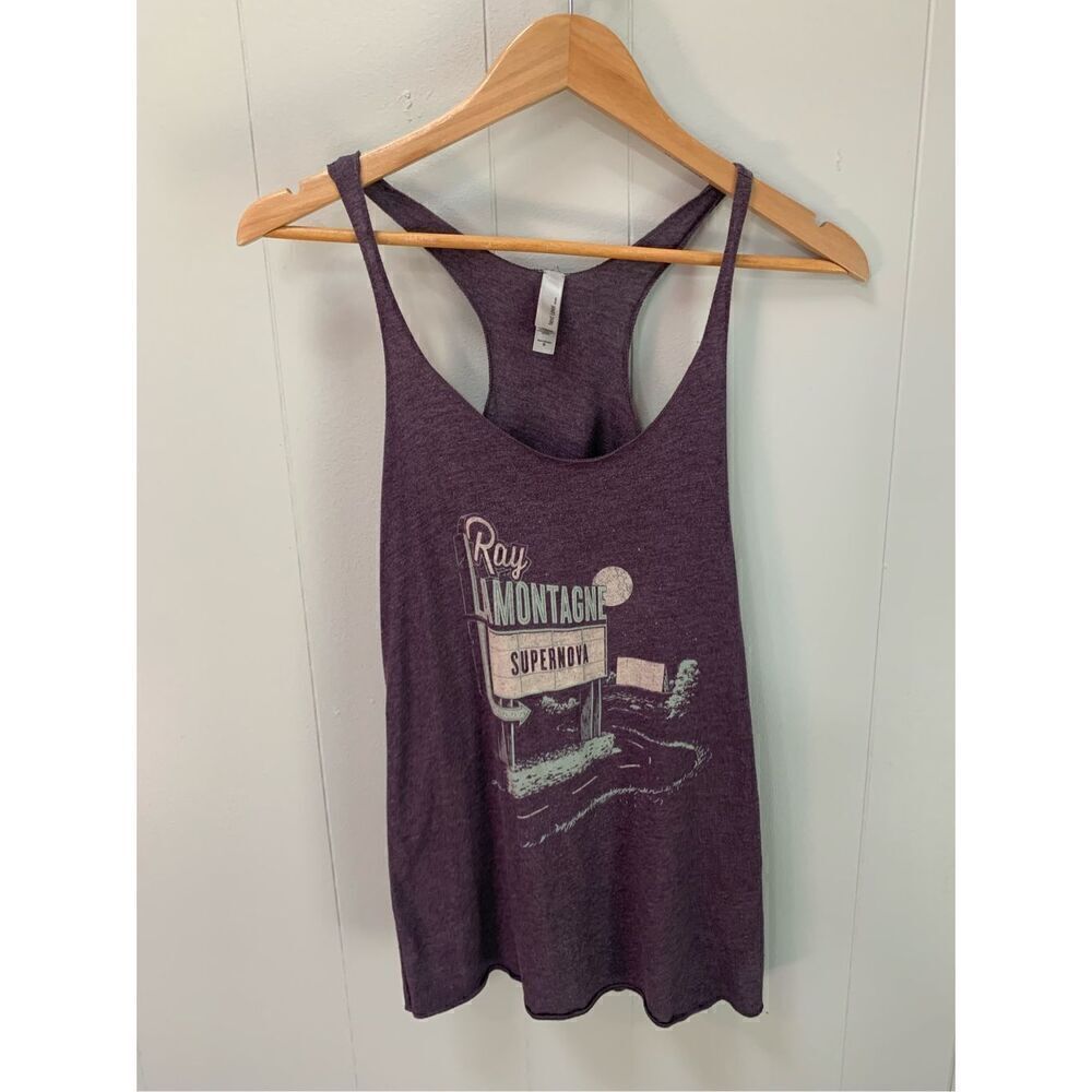 Ray Lamontagne supernova racerback tank small